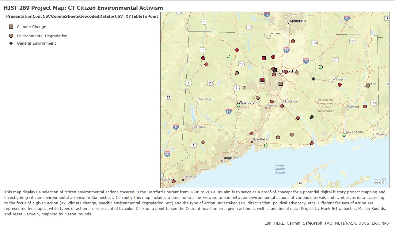 Read more about the article Mapping Connecticut’s Citizen Environmental Activism